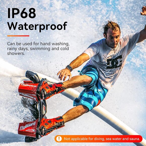 New Black & Red High-Quality Fitness Tracker Smart Watch ⌚️ - Picture 6 of 8